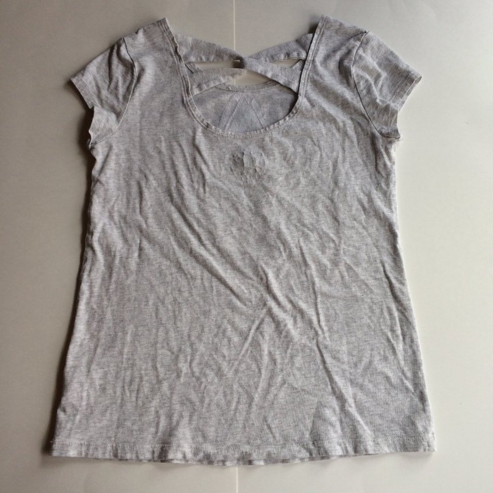 Justice Gymnast Shirt Shorts Gymnastics Outfit 10 Girls Blue Grey Star - Picture 2 of 7